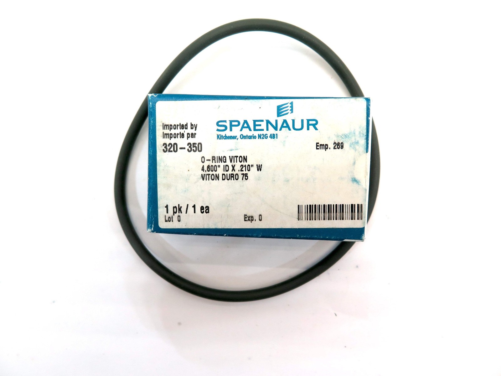 Spaenaur 320-350 O-Ring Viton Duro 75 4.60 0″ ID X .210 W