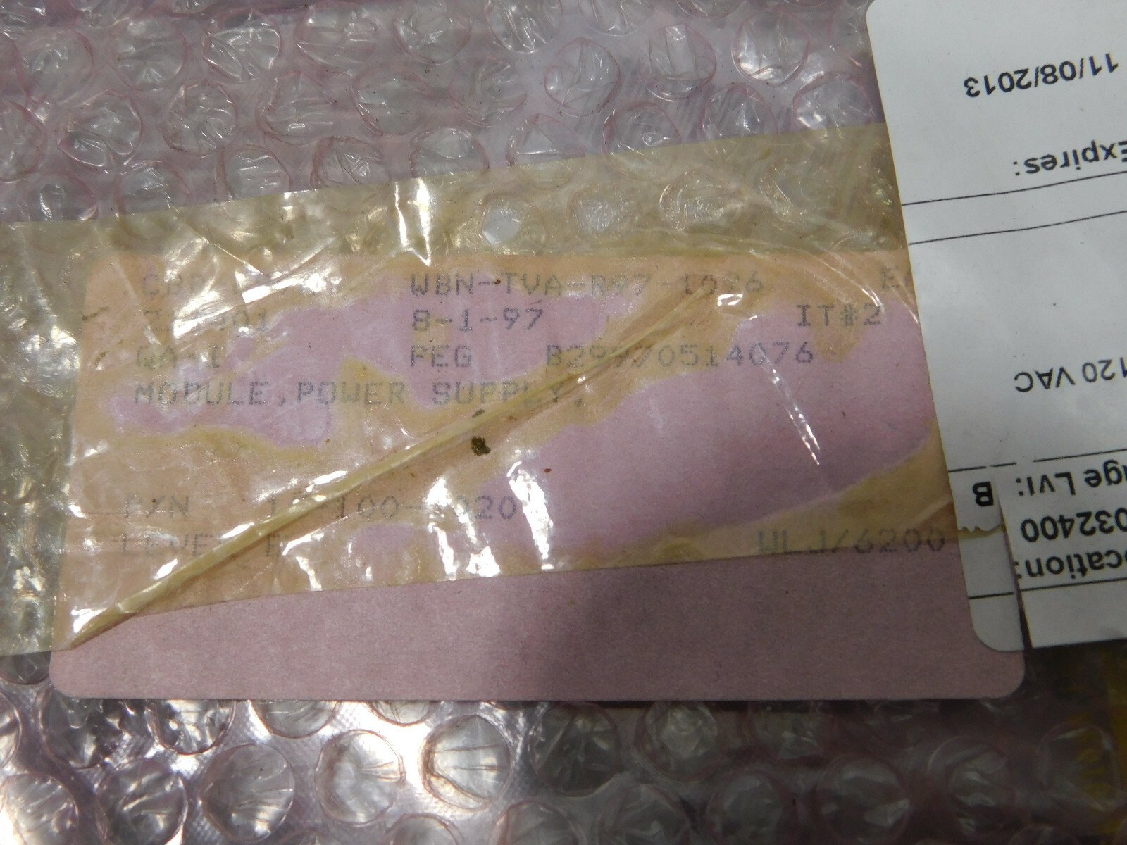 TEC Power Supply Power Control Module 913 Part # 10-100-7020 / 913A1003 NOS