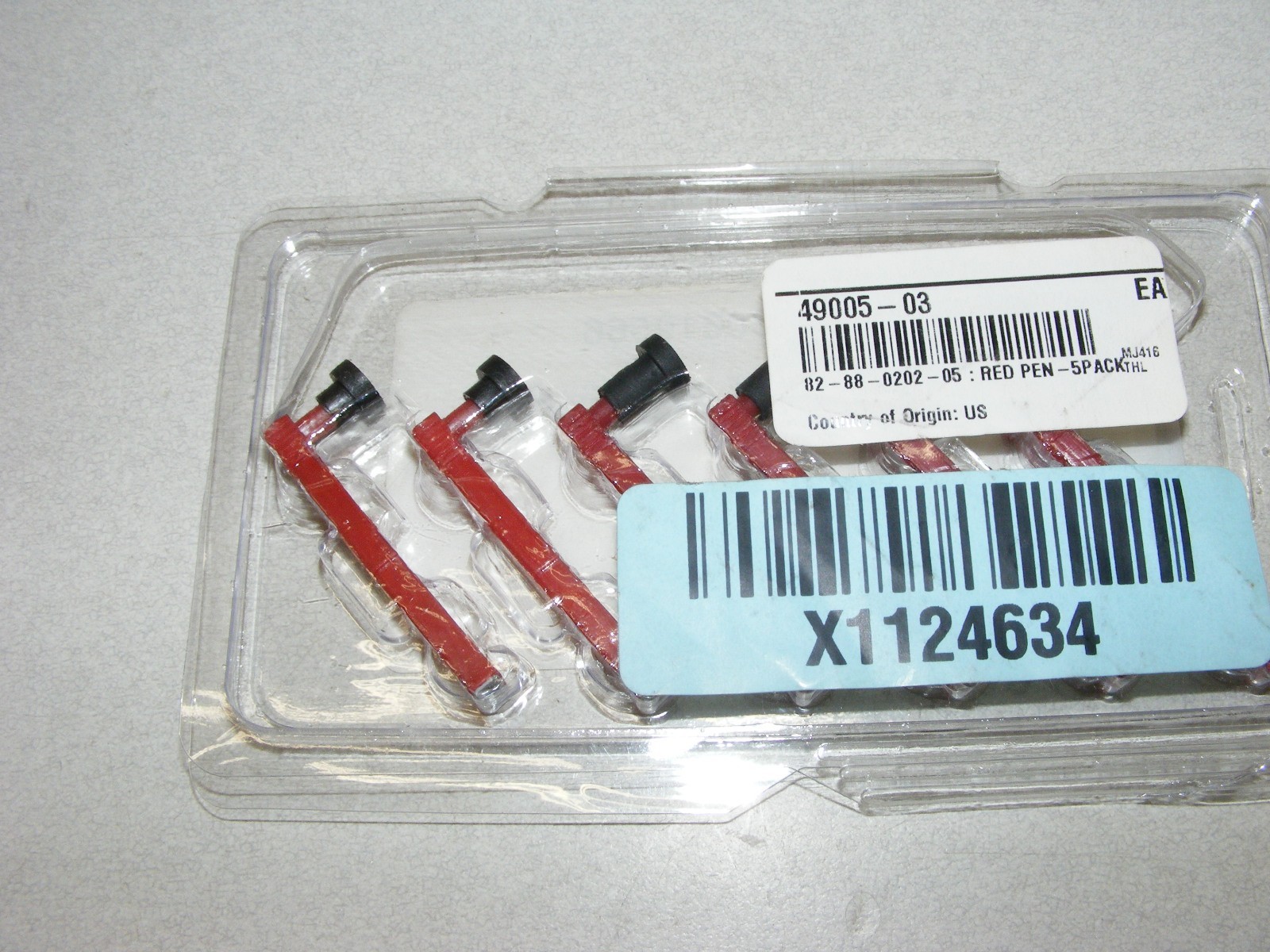 Graphic Controls 82-88-0202-05 Red Pen – 6 Pack (a43)