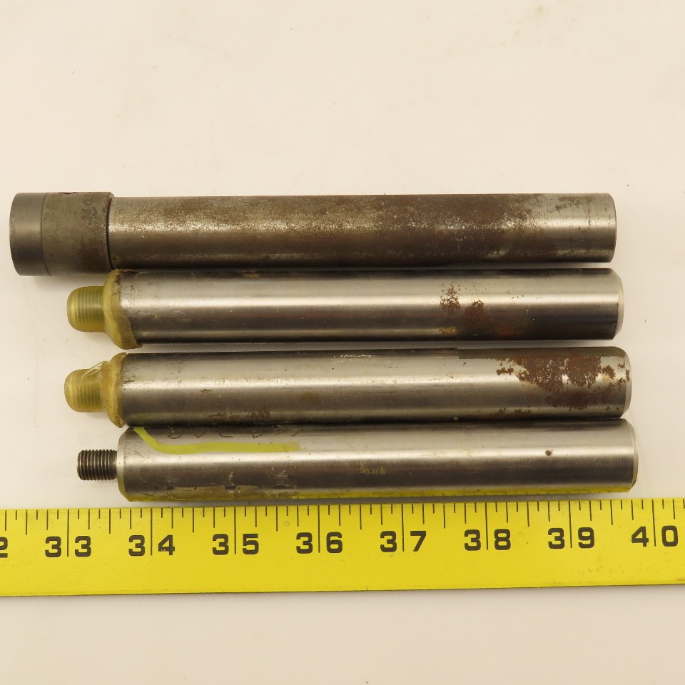7/8″ Straight Shank Tool Extension Lot of 3/4″-24 Thread 6-1/2″ OAL Lot of 4