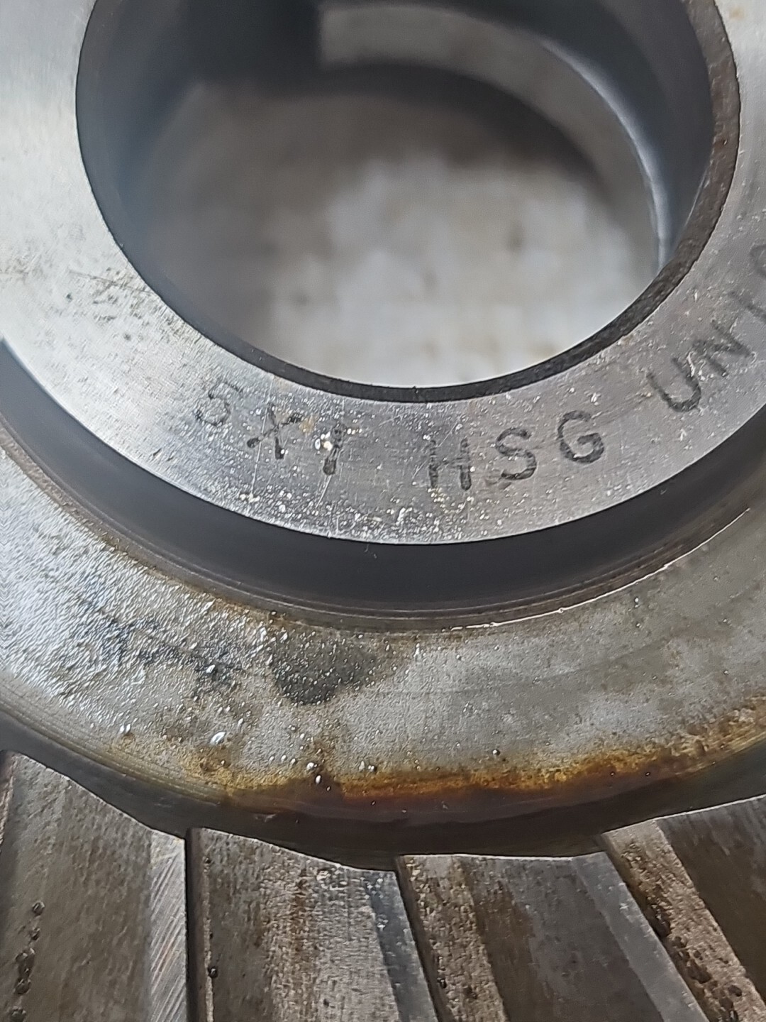 UNION 5″ X 1″ X 1 1/4″ SIDE MILLING CUTTER STRAIGHT TOOTH HSS