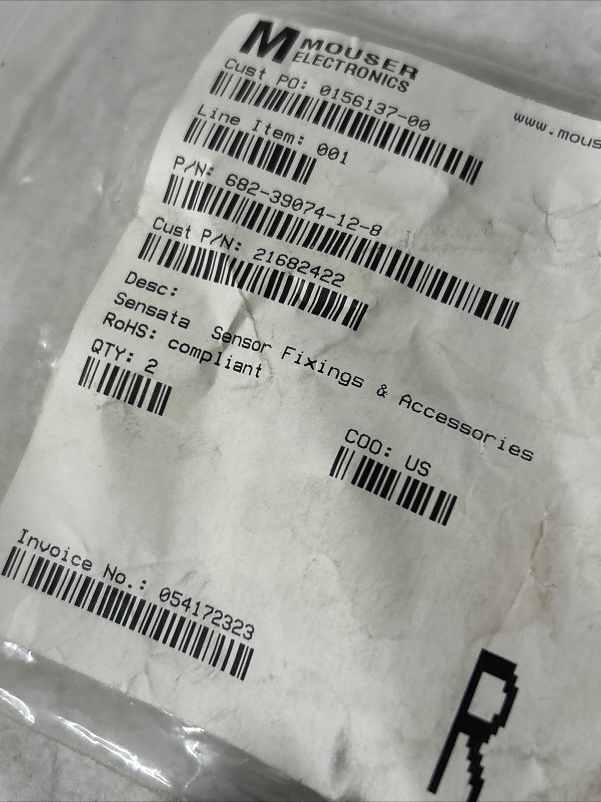 682-39074-12-8 Sensor Sensata 39074-12-8, Bei Sensors