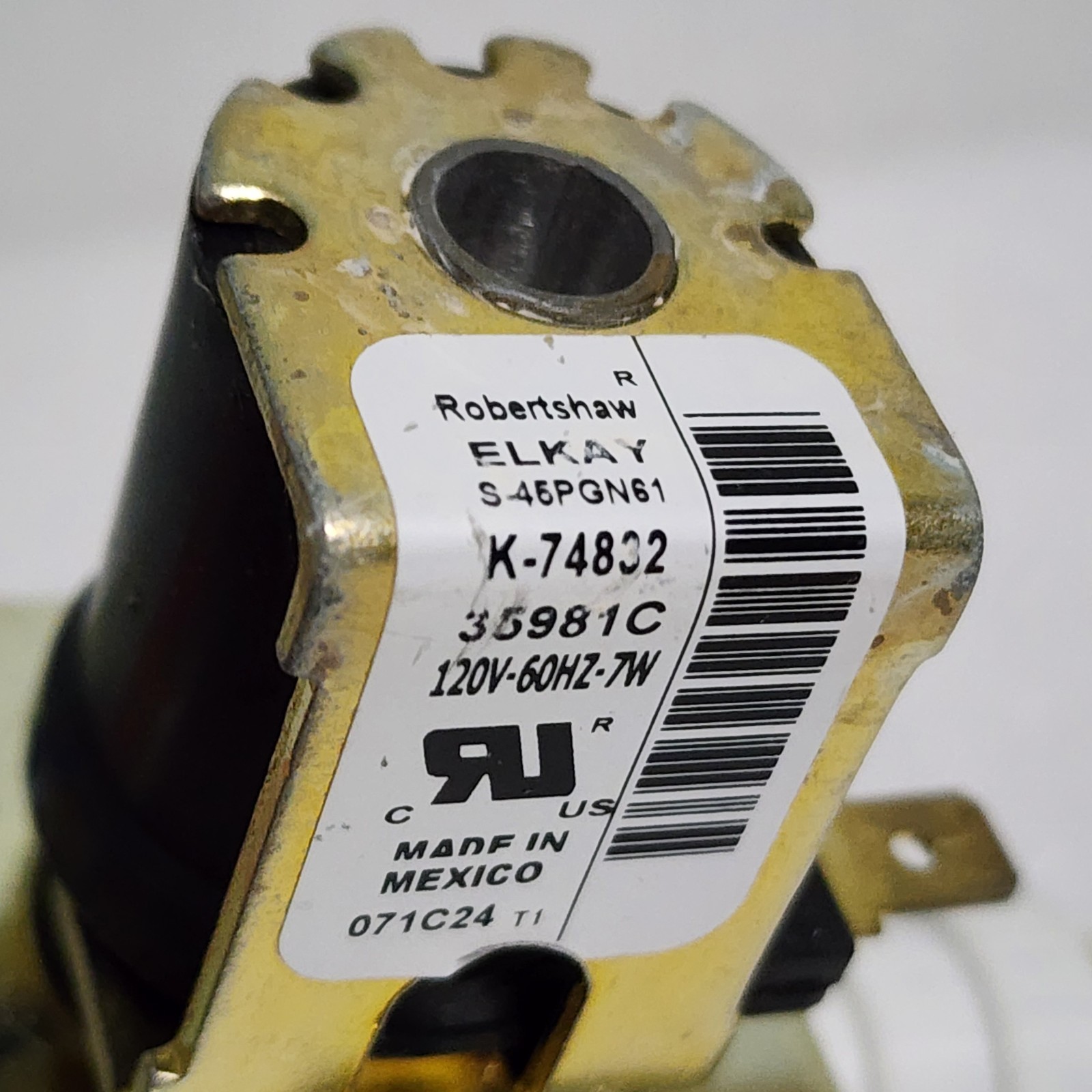Halsey Taylor 35981C Valve – Solenoid 1/4 – 1/4 white, 1 x 1 x 1 inches