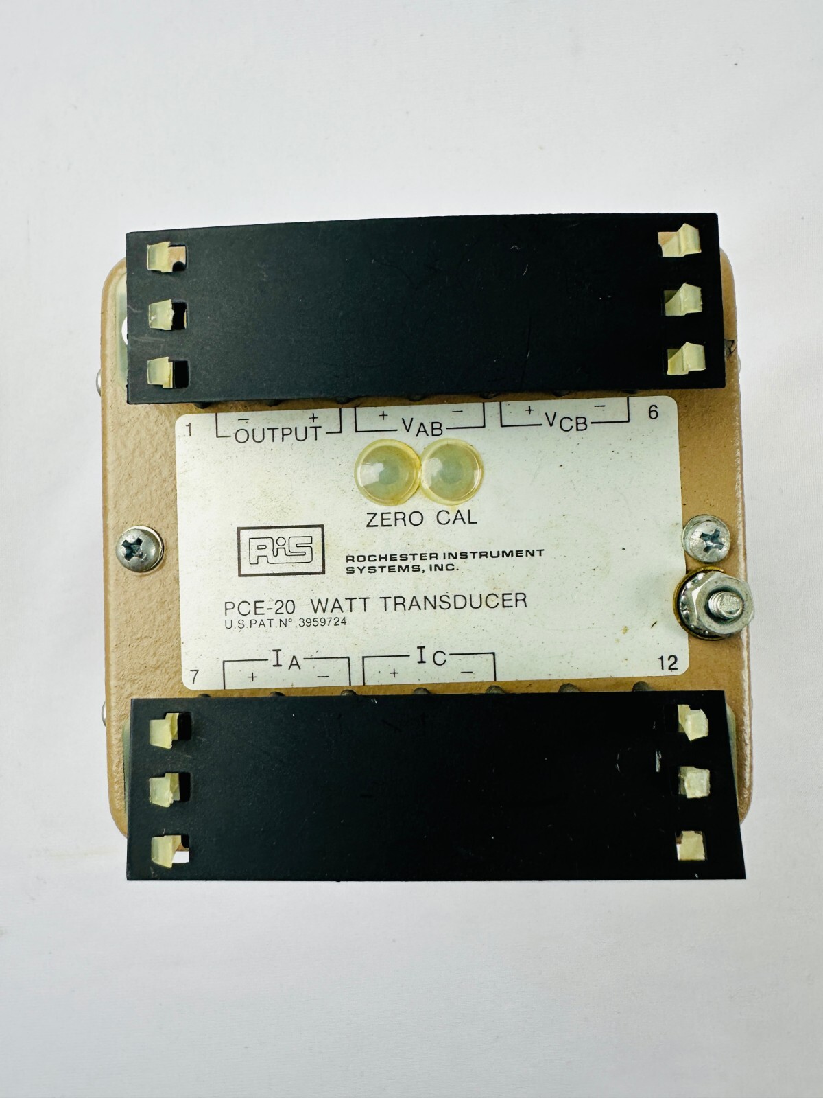 RIS PCE-20-P1-E0-C5-XA-F60-W0-Z0-A2-G0 Watt Transducer