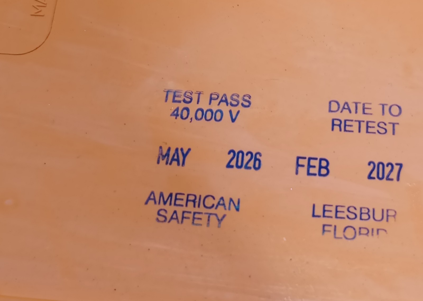 Salisbury Honeywell ASTM D-1048 36,000 V Class 4 Type 11 Style A