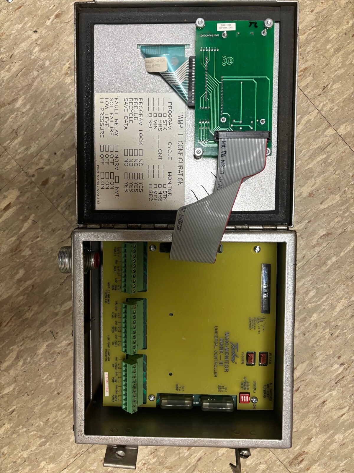 Trabon 163-310-000 Maxi-Monitor Controller 115 VAC