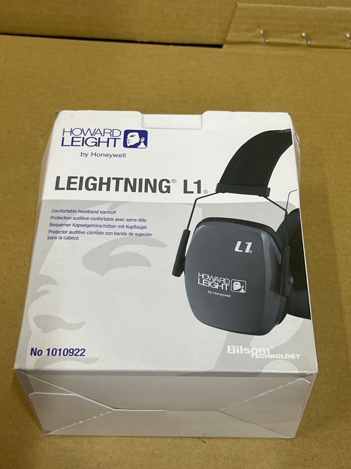 Howard Leight By Honeywell 1010922 Leightning L1 Ear Muffs Headband