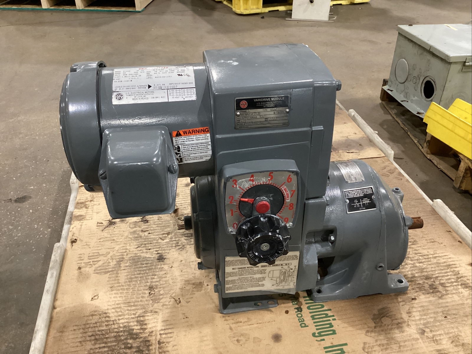 US Unimount Gear Motor 125 , # E180A , 1/2 HP /R711/F0228270H #290TWLFMLD18