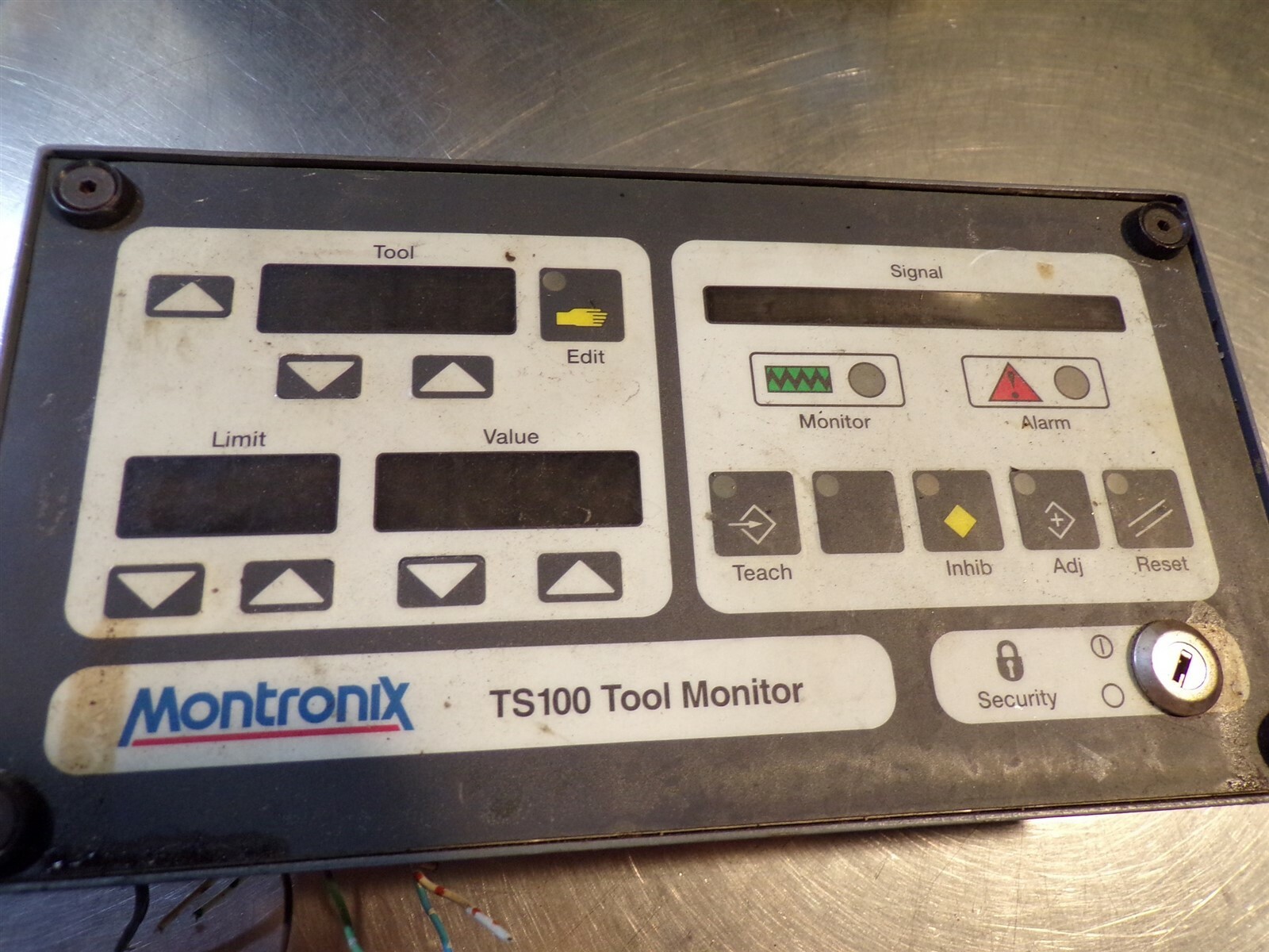 Montronix TS100 Tool Monitor Operator Display Panel *FREE SHIPPING*