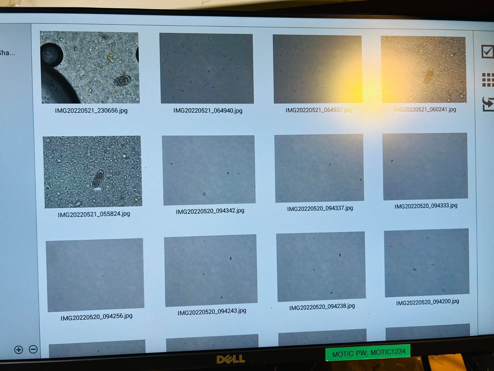 Motic Panthera L Microscope w Dell Touch Screen Monitor/Software