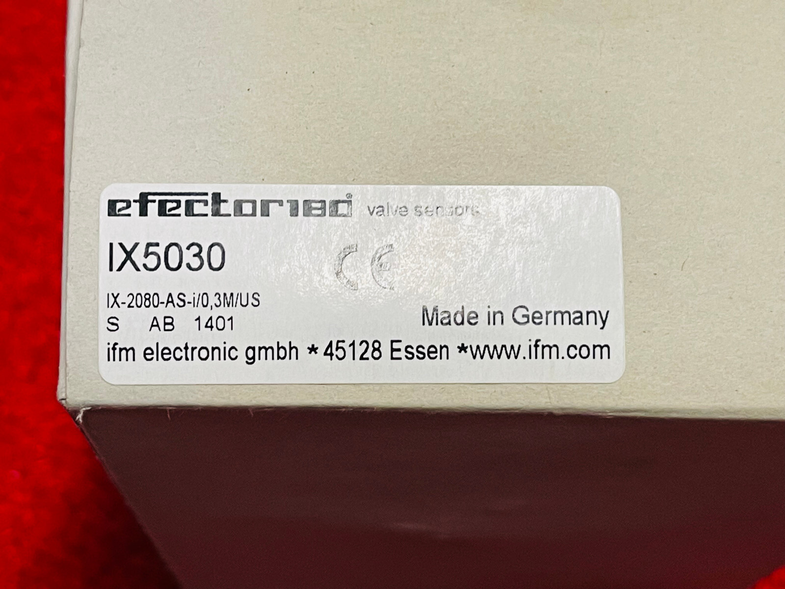 IFM Efector IX5030 Valve Sensor IX-2080-AS-i/0,3M/US