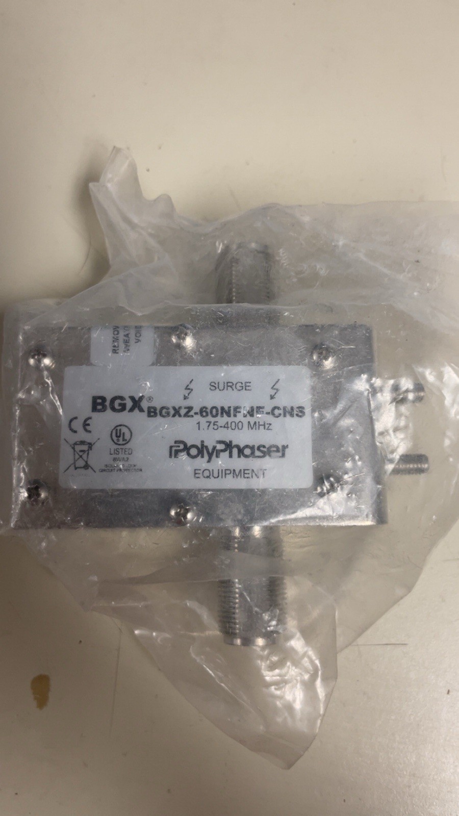 PolyPhaser BGXZ-60NFNF-CNS 1.75-400MHz
