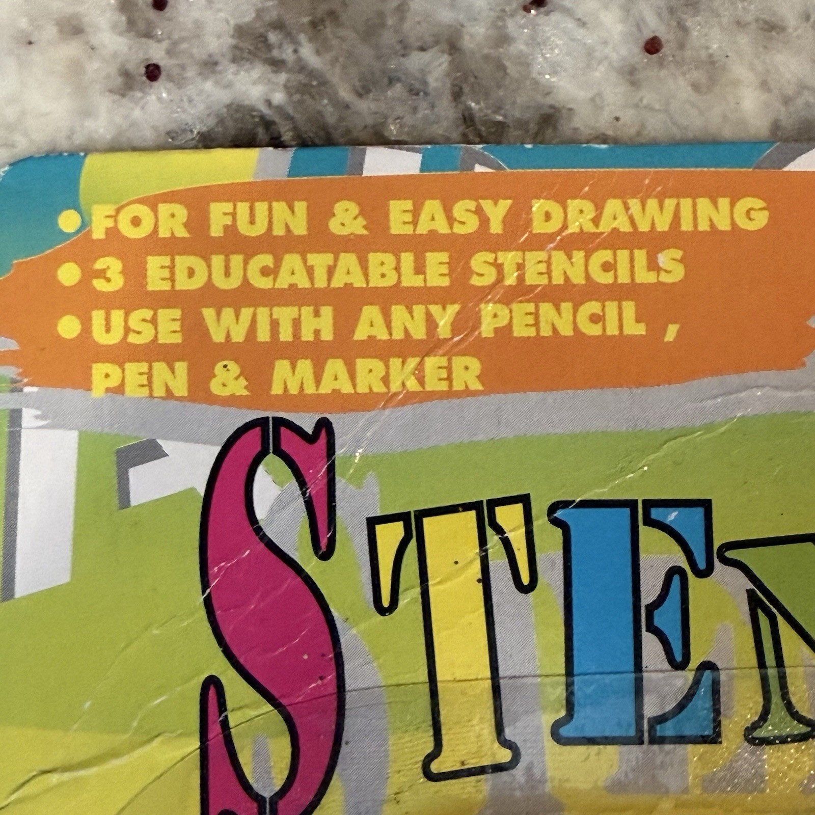 Vintage 80s 3-Pack Educational Stencil Set – BRAND NEW! Nostalgic Toy