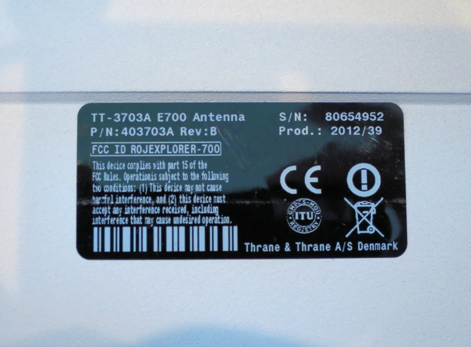 BGAN EXPLORER 700 Terminal