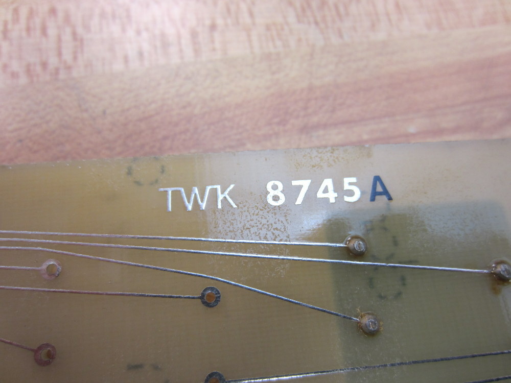 TWK-Elektronik 8745 Circuit Board 8745A OV 15-2 0V