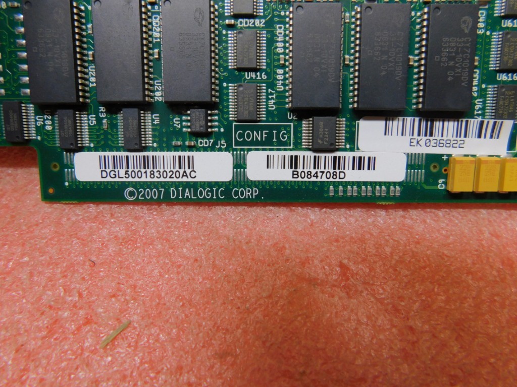 Dialogic 2 Port & 4 Port PCIe / PCI T1/E1 Media Board — DMV600BTEPEQ / HDSIPCIW