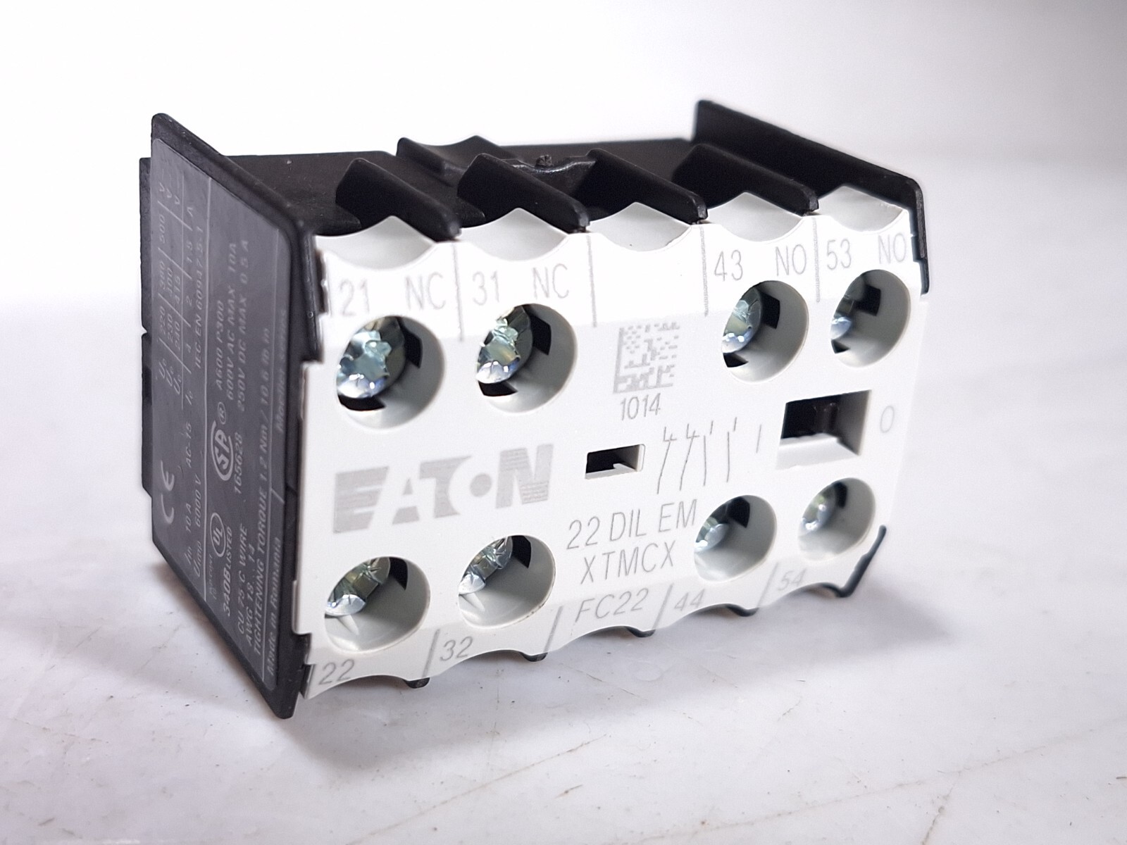 EATON MOELLER 22DILEM XTMCXFC22 AUXILIARY CONTACT 4P 2NO 2NC 010112