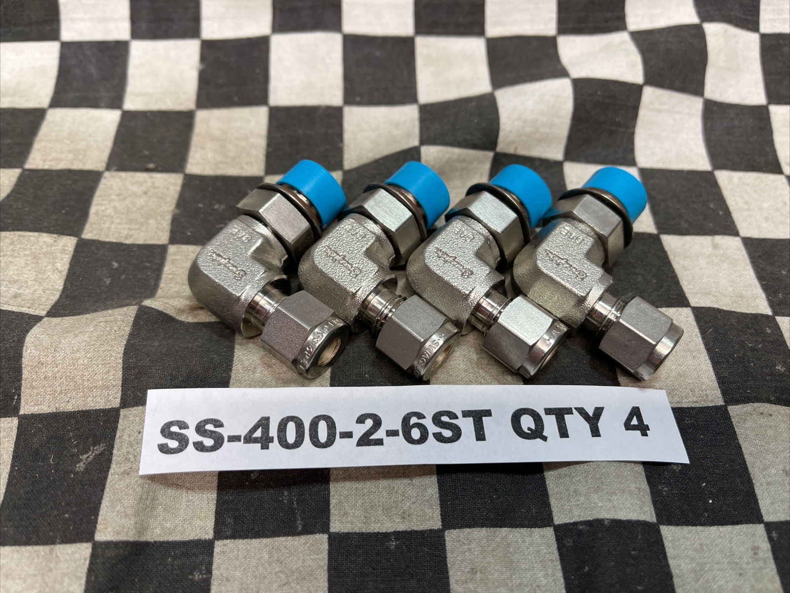 SWAGELOK SS-600-2-6ST, SS-400-2-6ST, SS-600-1-4ST, LOT OF 7, SHIPSAMEDAY#E73