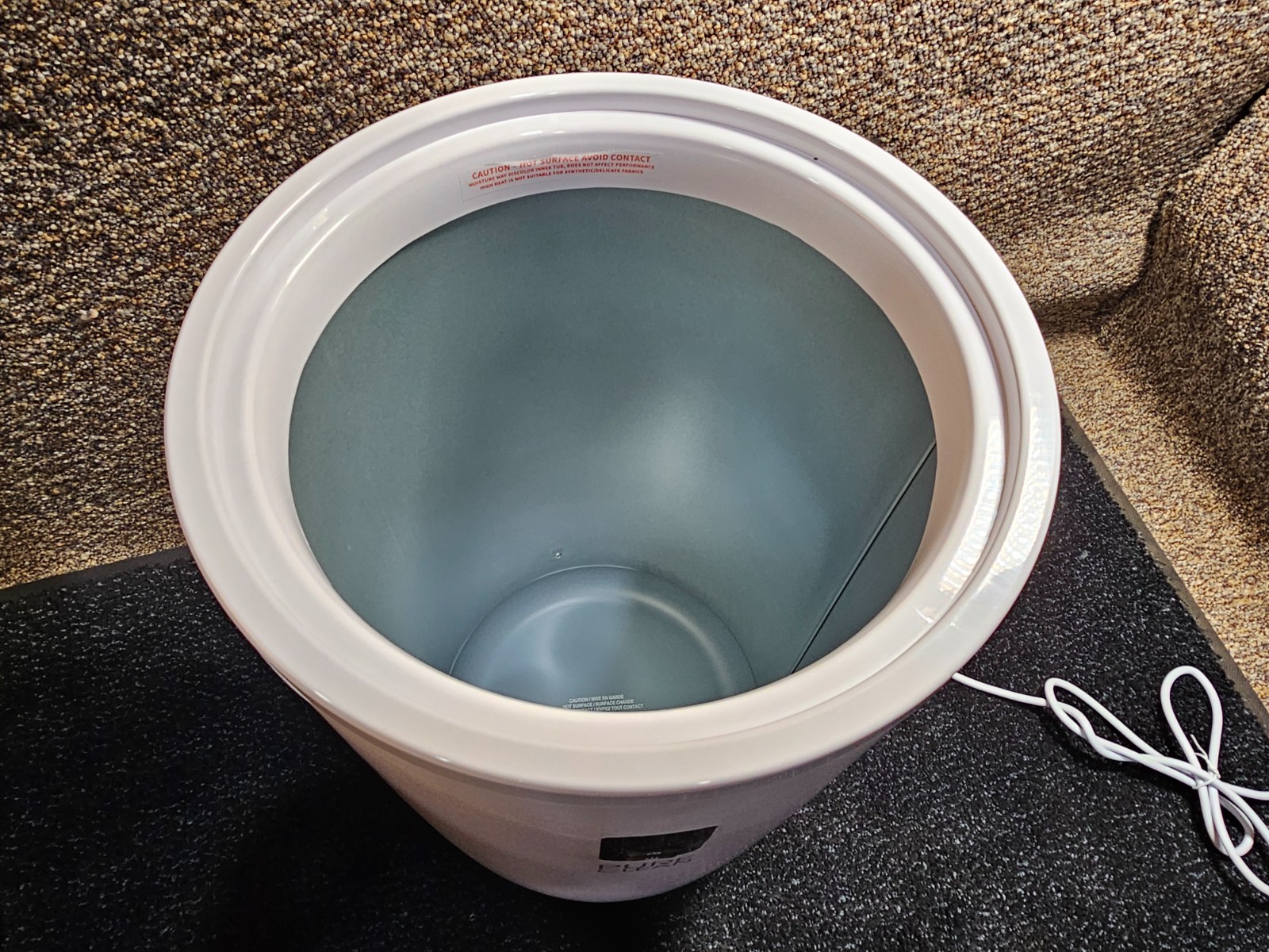 PURE CLEAN Towel Warmers Bucket, Fits 2 Large Towels for Spa and Bathroom