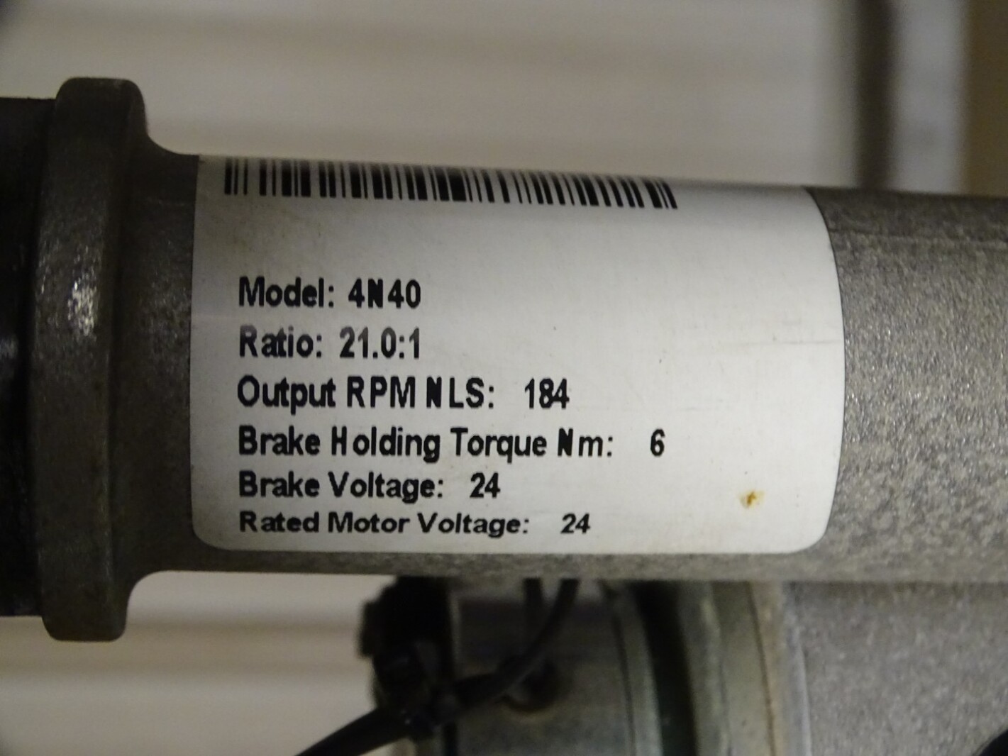 ASI Drives Transaxle 24V 21:1 Ratio w/ Motor 10175-1 , 4N40