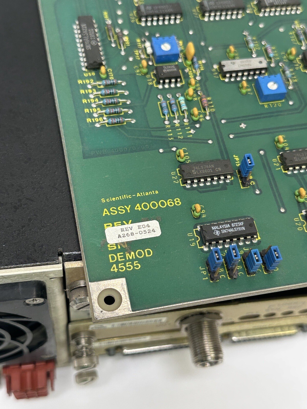 Scientific Atlanta Model AD-4555 DPU, Decoder, Demodulator, Modulator, PAD/RCC