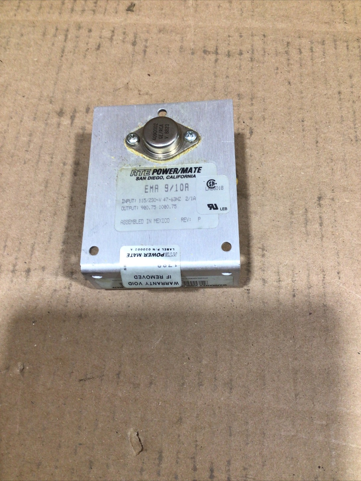 POWER MATE EMA 9/10A
