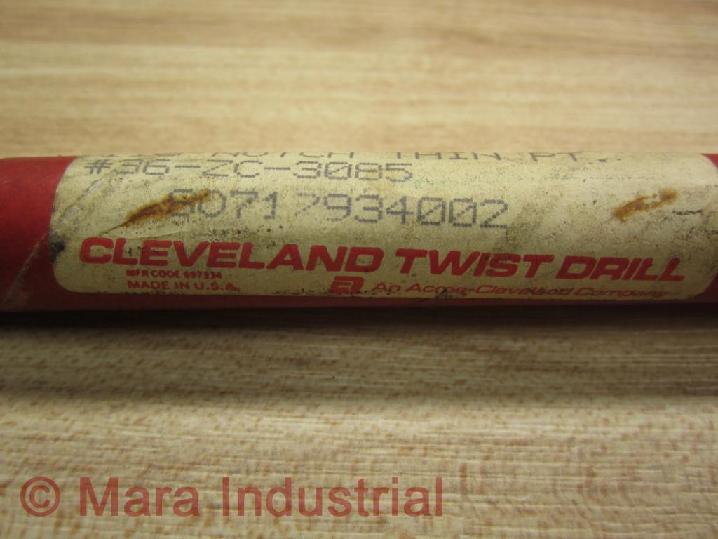 Cleveland Twist Drill 2590 Tapered Twist Drill Bit 36-ZC-3085