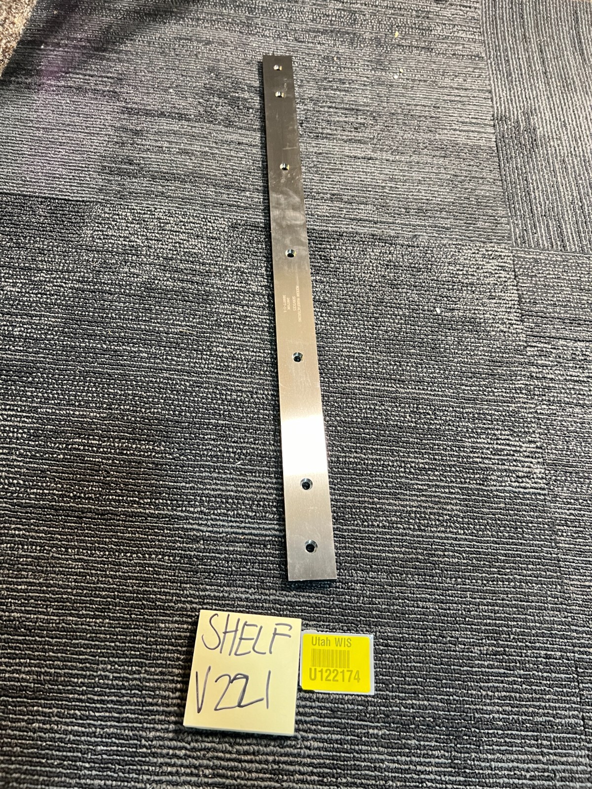 Modern Manufacturing Services Steel Rail Heavy Duty Silver 200758K 389877-1-1