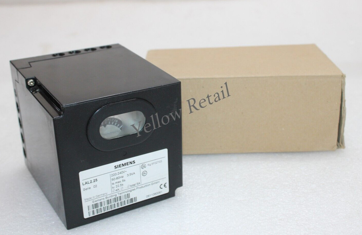 SIEMENS LAL2.25 OIL BURNER CONTROLLER 220-240V 50/60Hz LAL225