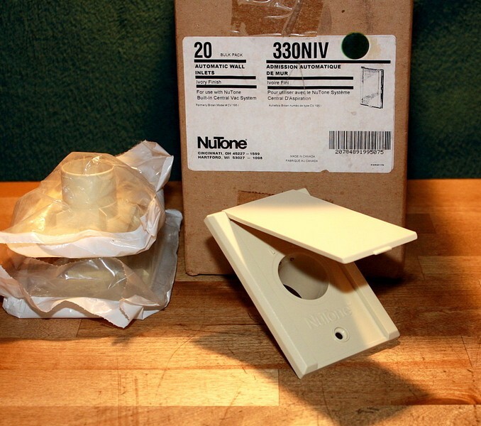 Genuine NuTone® 330NIV Ivory Wall Inlet for Central Vacuum Cleaning Systems