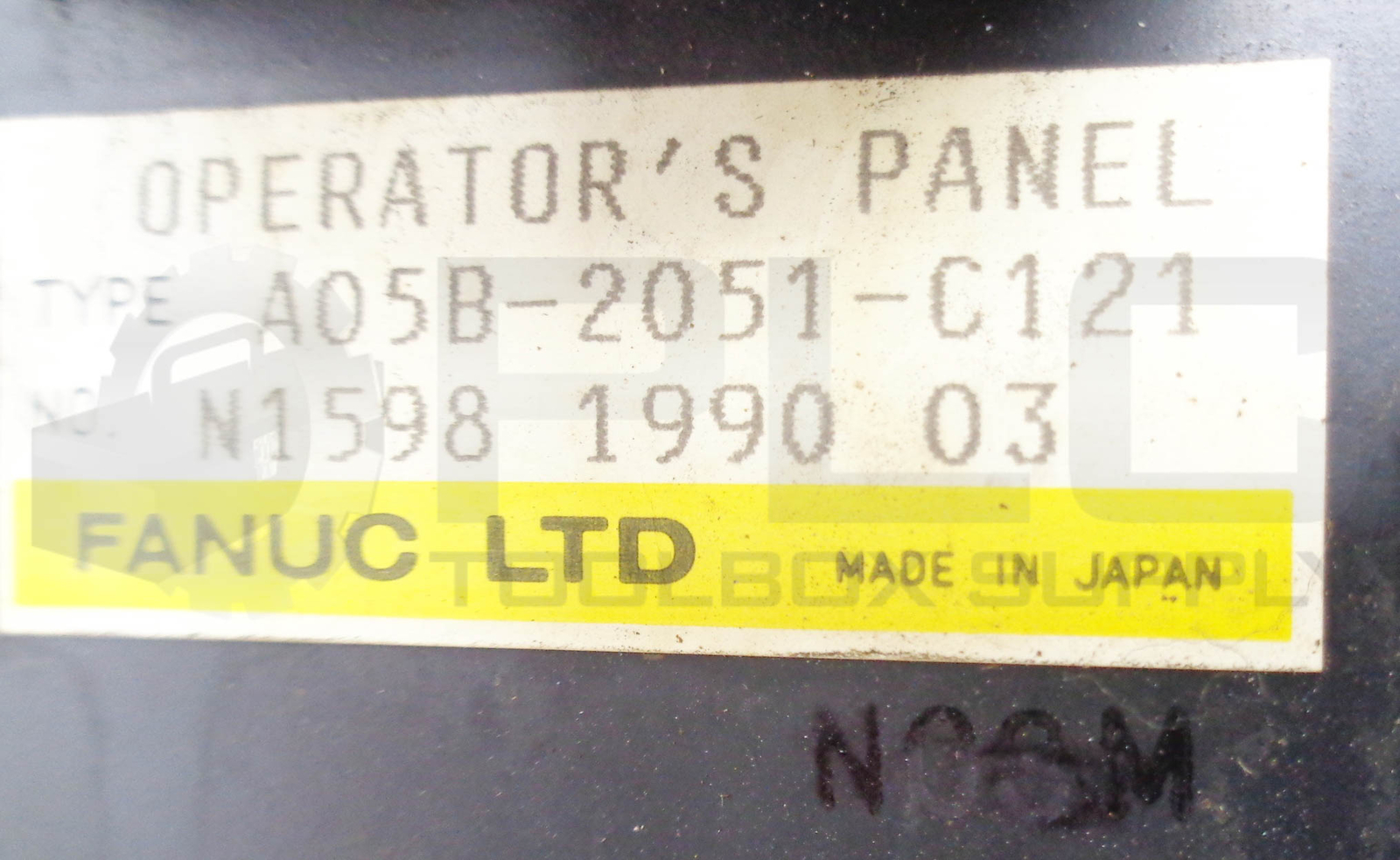 FANUC A05B-2051-C121 OPERATORS PANEL W/ A20B-1003-0041/01A CONTROL BOARD