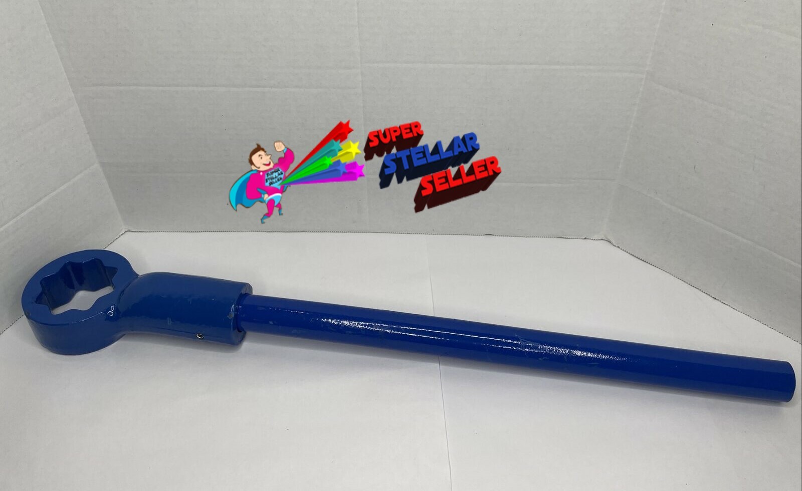 2-1/4″ 8 Point Box Wrench Single End, 3-5/8″ Head Diam x 7-3/4 L, 25″ Overall L