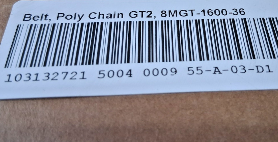 Gates PolyChain GT Carbon 8MGT-1600-36 Belt