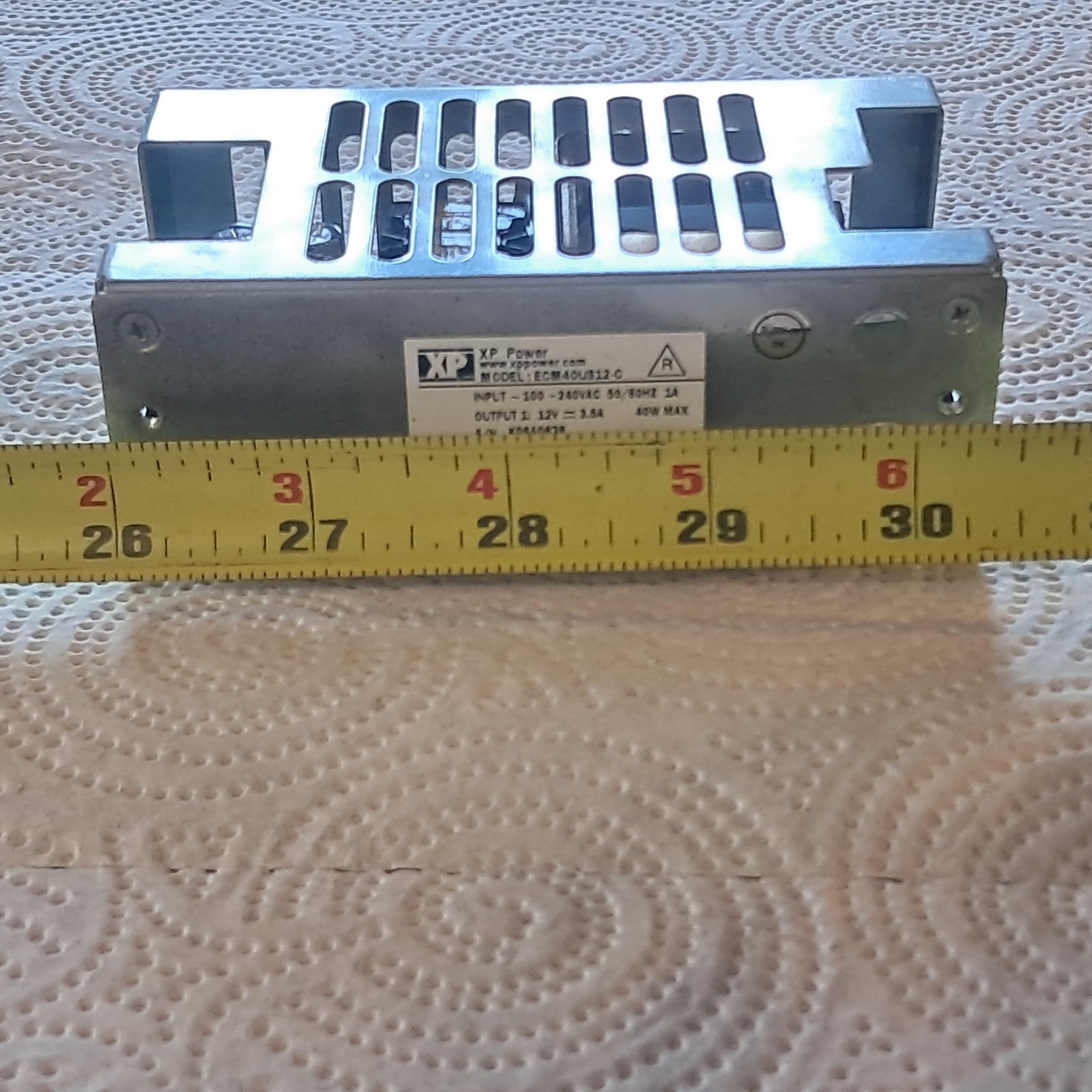 XP Power ECM40US12-C Input 100-240VAC 1A Output 12V 3.5A 40W Max Power Supply