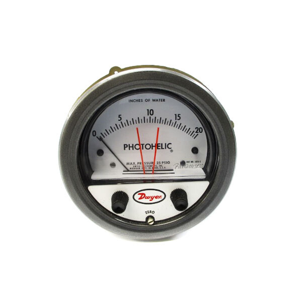 DWYER 3020C 120/240VAC 10A 25PSI 0-20″H2O NSNP