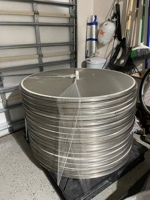 Sweco Screens, welded different sizes and mesh, Stainless Steel 