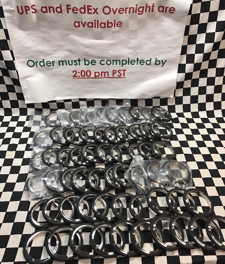 MDC VACUUM NW50 Centering Ring, SST, Lot Of 60, SHIPSAMEDAY #136AC