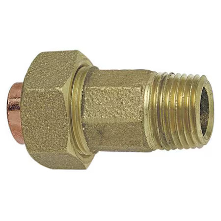 Nibco 7334 1 Fitting Union, Cast Bronze, C X Mnpt, 1 In