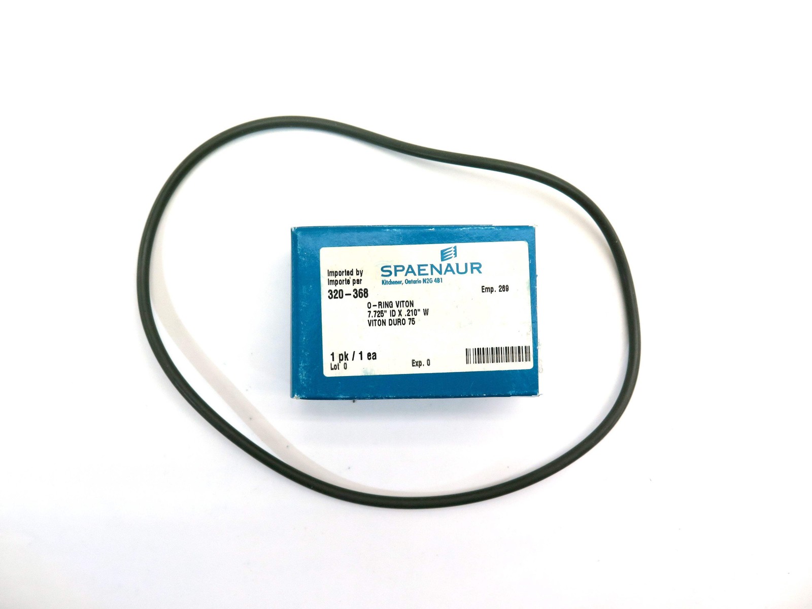 Spaenaur 320-368 O-Ring Viton Duro 75 7.725″ ID X .210″ W
