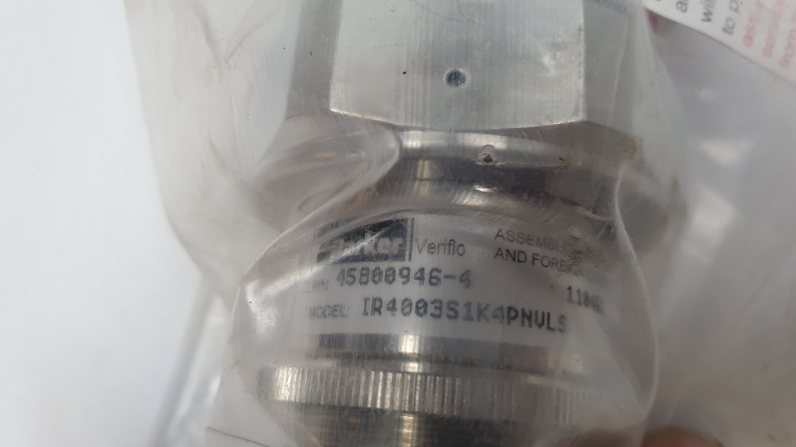 PARKER VERIFLO 45800946-4, IR4003S1K4PNVLS PRESSURE REGULATOR