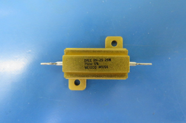 DALE/VISHAY RH-25-750-5% Qty of 9 per Lot RES WW 750 25W CHASSIS MT
