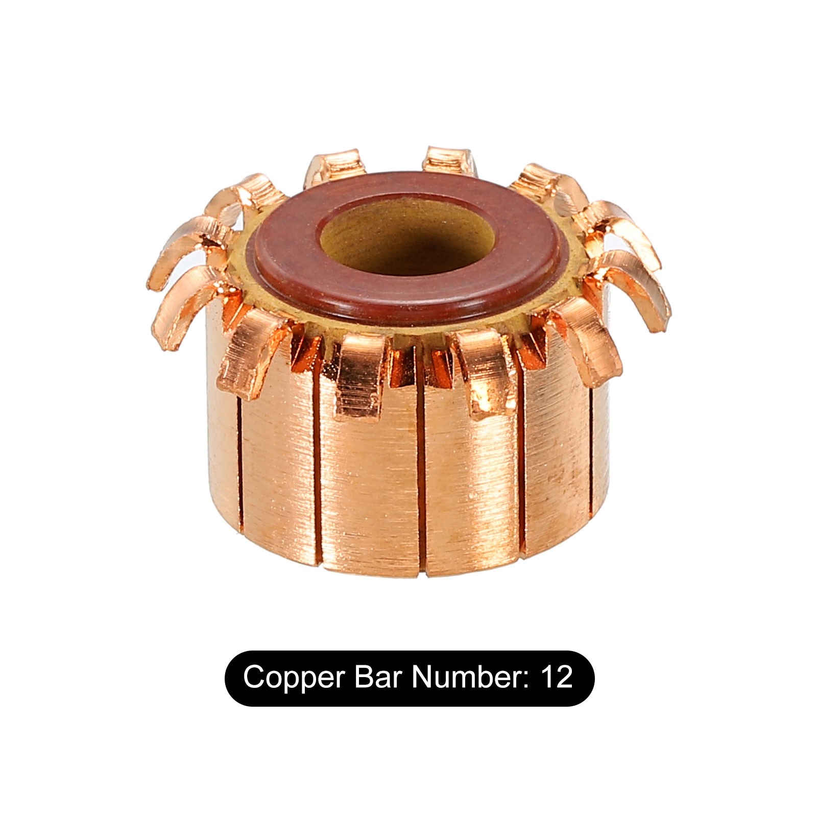 Electric Motor Commutator 12 Gear Teeth 8mm ID 18.8mm OD for Motor Spare Parts