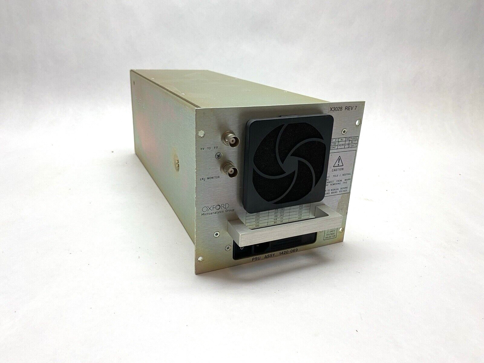 Oxford 1420-069 Power Supply Assembly X3028 Rev 7 Kingshill CZ386 -Missing Cover