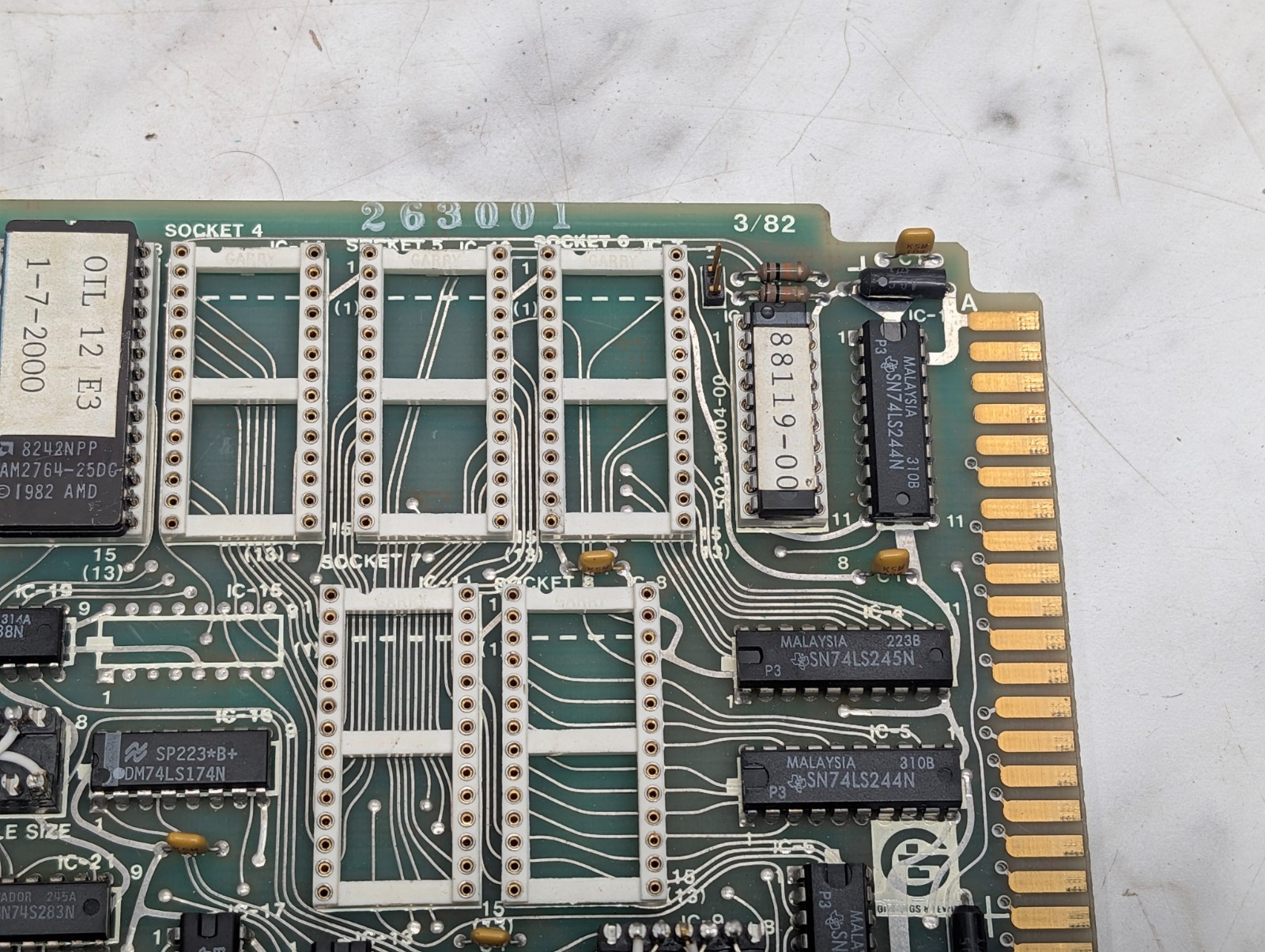 GIDDINGS AND LEWIS MULTI MEMORY BOARD 503-15529-00 501-03798-00 502-03027-00
