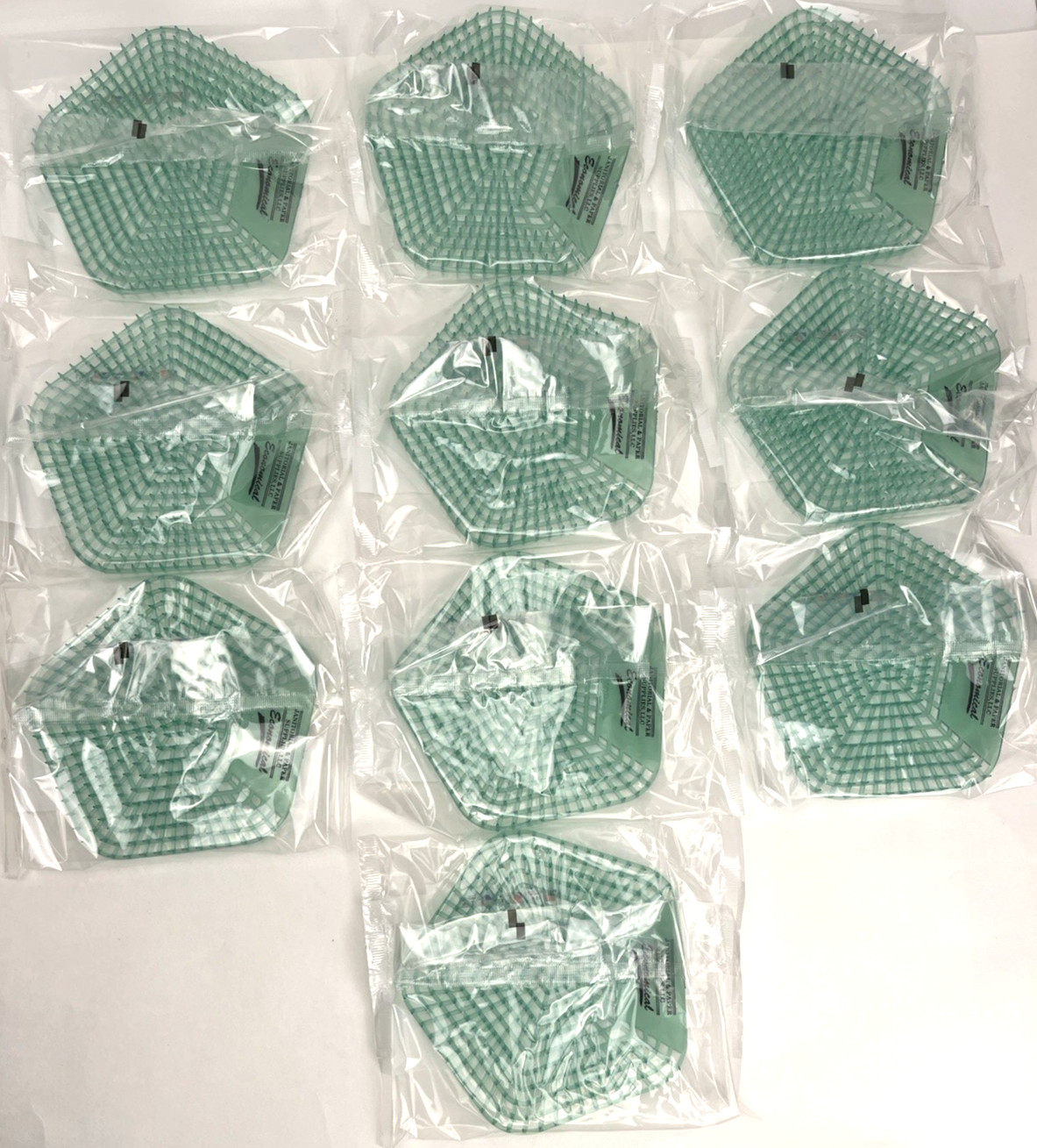 New 10-Pack Economical Urinal Screen Cucumber Twist Protects drains WCBASIX