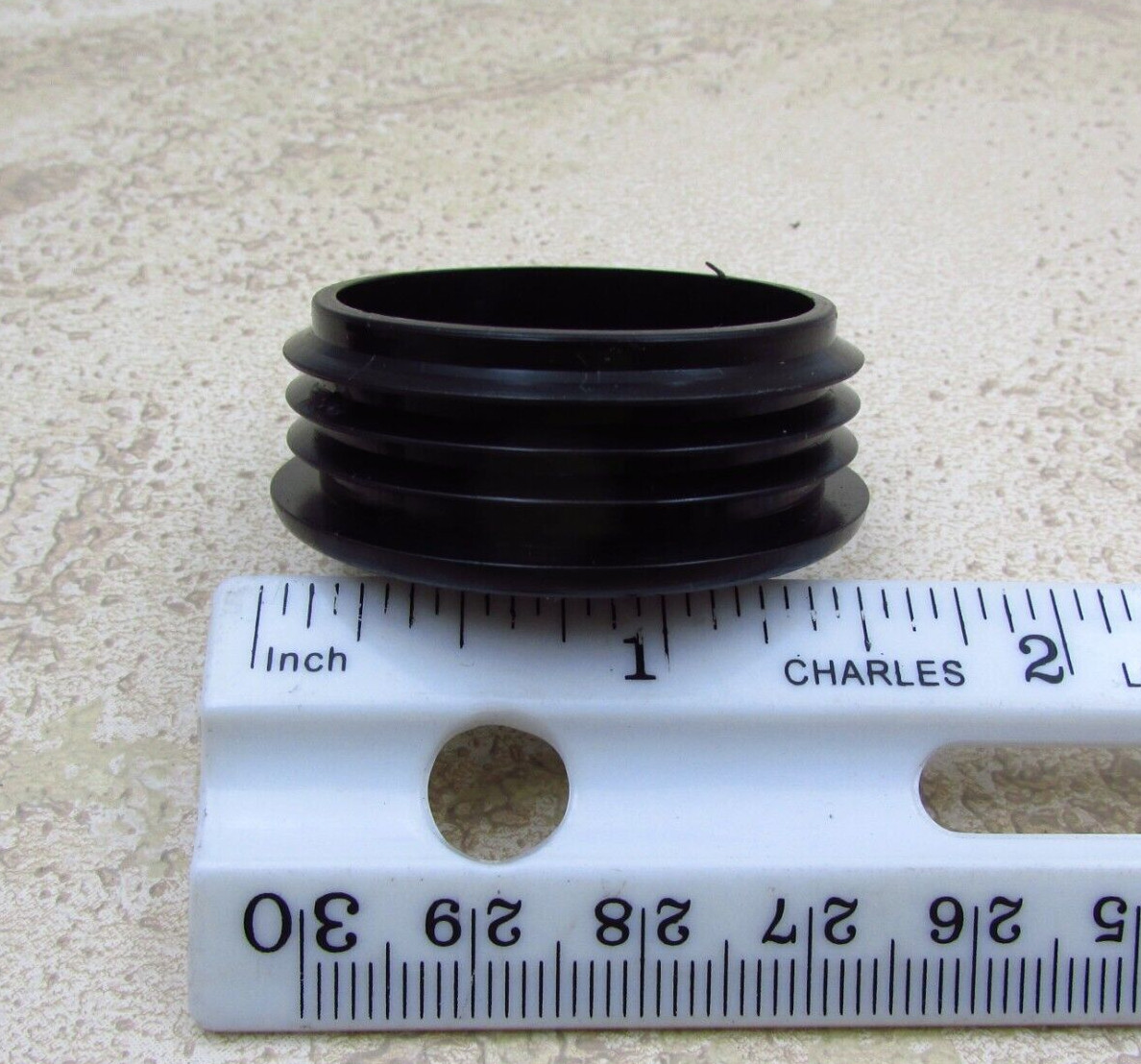 QTY 4 Plastic 1-5/8″ Inch, 14-18 Gauge Round Tube End Cap Insert Plug Glide