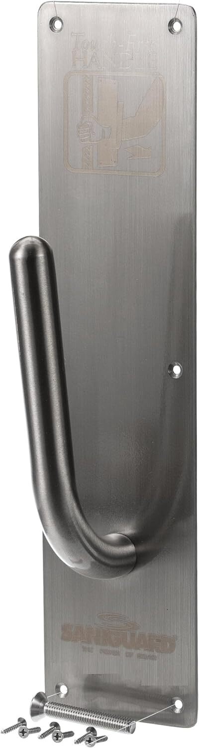 Commercial Touchless Door Handle | Hands-Free Stainless Steel Door Pull