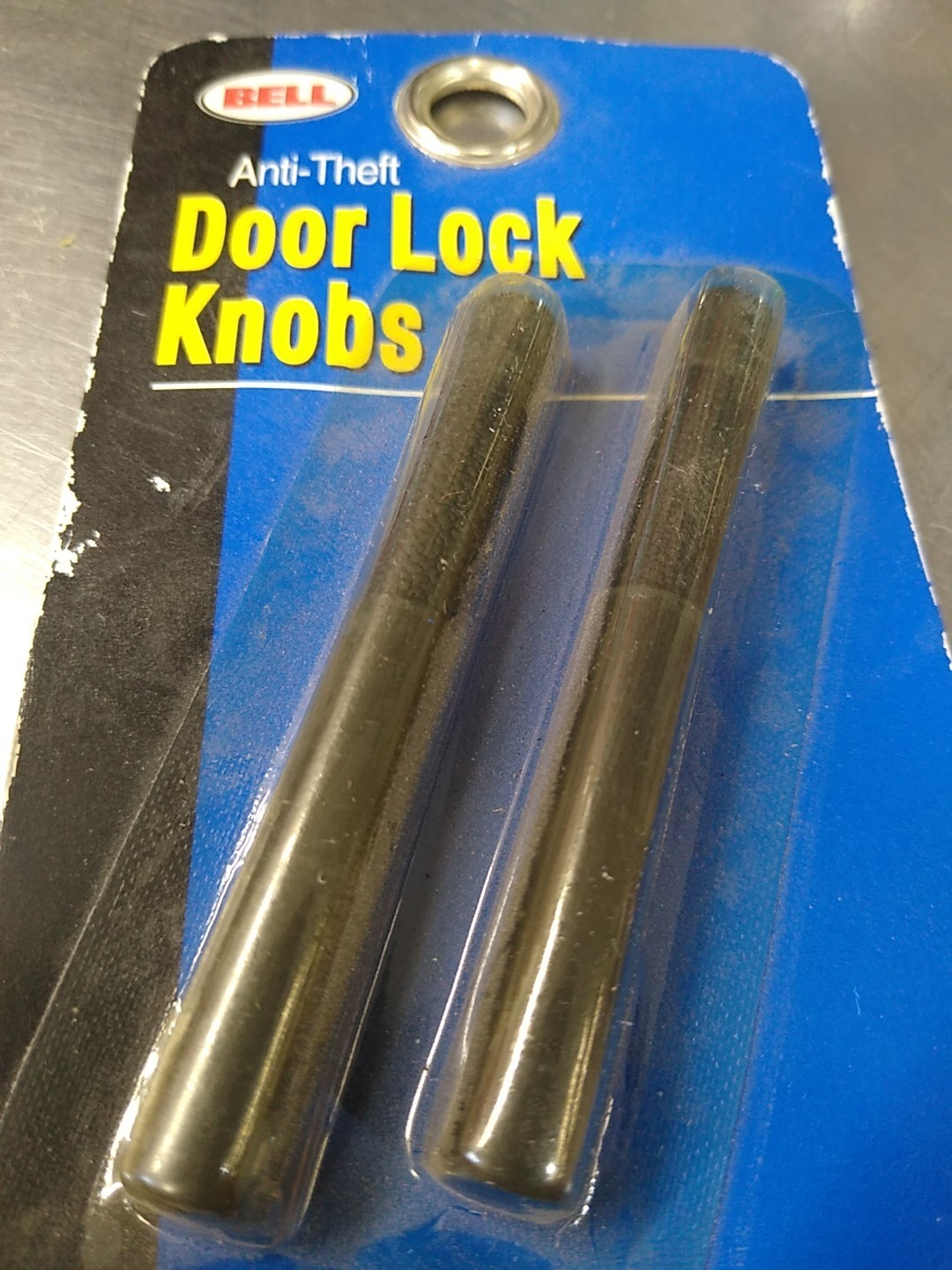 Bell 04501A Anti-Theft Door Lock Knob, Black Vintage N.O.S