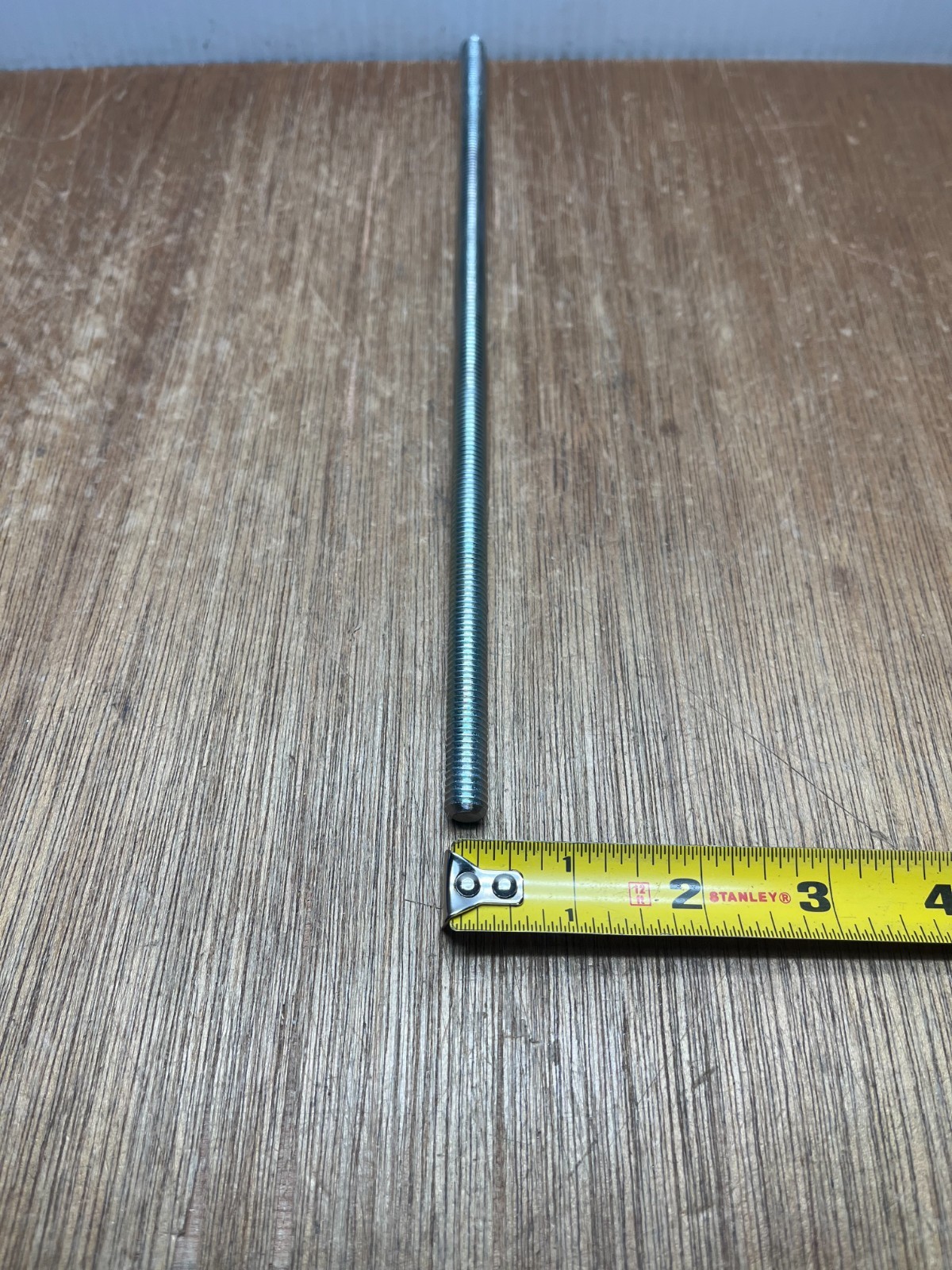 3/8-16 X 12″ LEFT HAND Fully Threaded Allthread Thread Rod Zinc Plated Steel