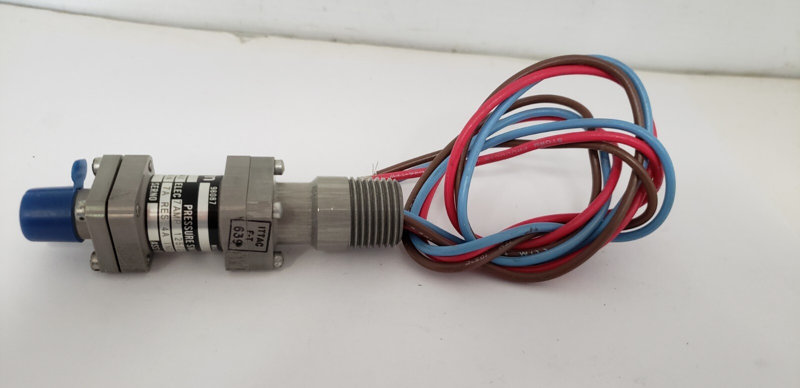 ITT NEO-DYN 105PP1S904 PRESSURE SWITCH, 7 AMP, 125/250VAC, 1800 PSIG MAX, NNB